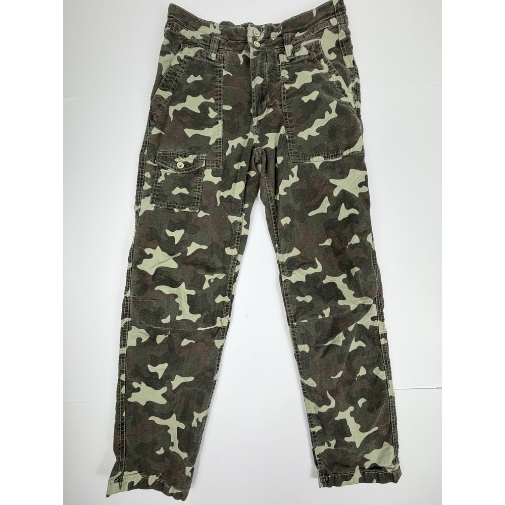 Anthropologie The Wanderer Camo Cargo Pants Womens 27 Utility Military Straight - Picture 2 of 10